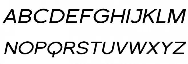 Florencesans Exp Italic 字体 大写