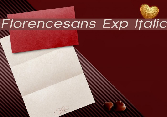 Florencesans Exp Italic Font examples