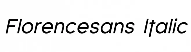 Florencesans Italic 