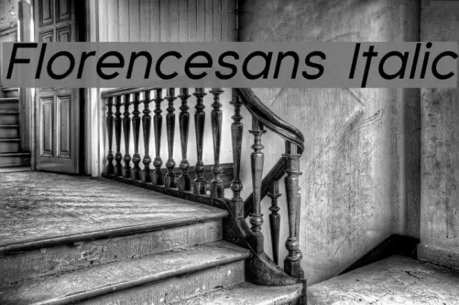 Florencesans Italic Fuentes examples