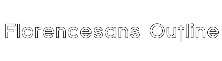 Florencesans Outline Font