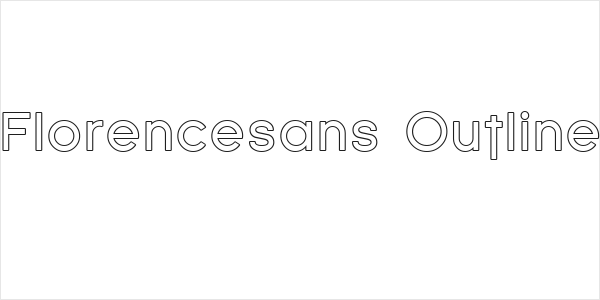 Florencesans Outline Logo