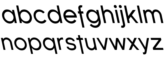 Florencesans Rev Italic Font LOWERCASE