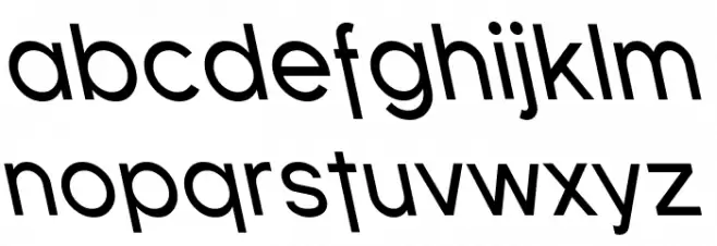 Florencesans Rev Italic Font Litere mici