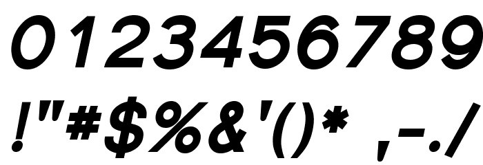 Florencesans SC Black Italic Fuentes OTROS CHARS