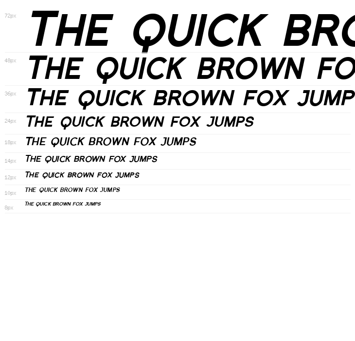 Florencesans SC Black Italic Waterfall