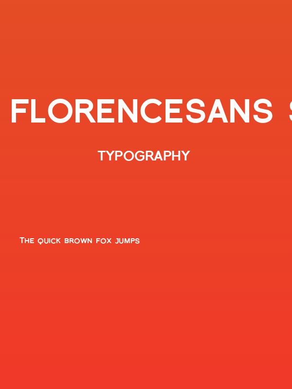 Florencesans SC Black Poster