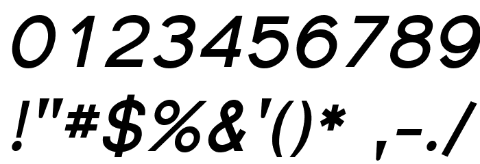 Florencesans SC Bold Italic Font OTHER CHARS