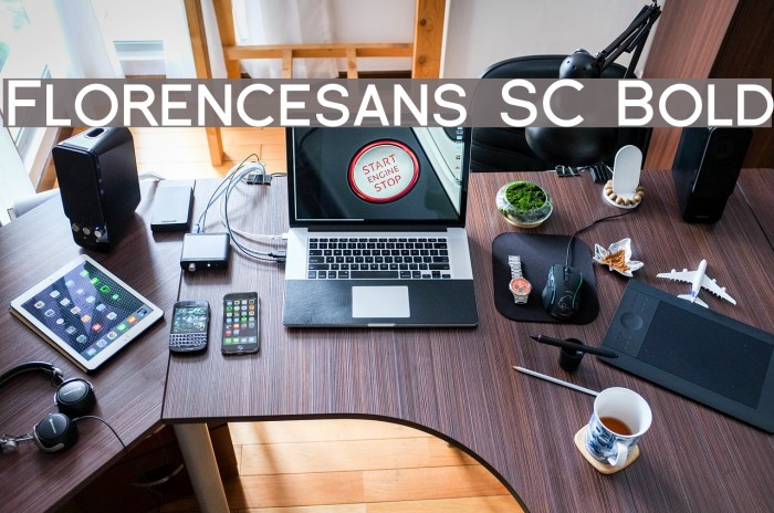 Florencesans SC Bold Font examples