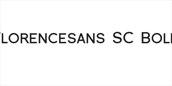 Florencesans SC Bold Logo