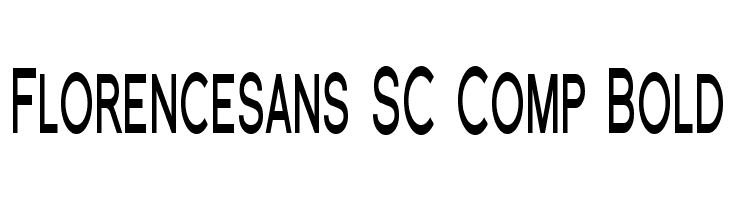 Florencesans SC Comp Bold  नि: शुल्क फ़ॉन्ट्स डाउनलोड