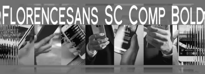 Florencesans SC Comp Bold Font examples