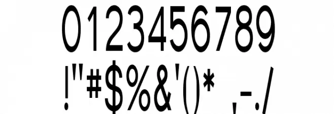 Florencesans SC Comp フォント その他の文字