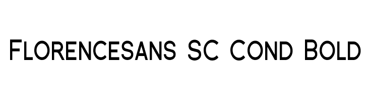 Florencesans SC Cond Bold Font