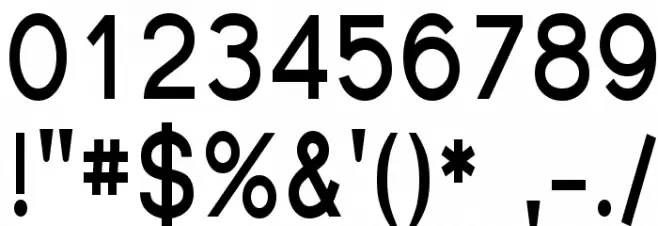 Florencesans SC Cond Bold フォント その他の文字