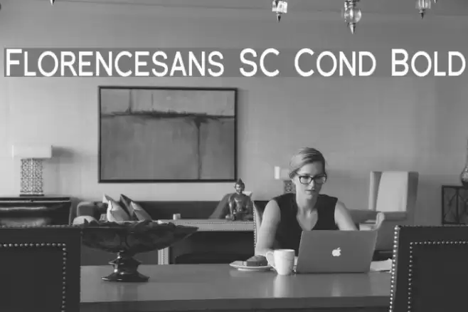 Florencesans SC Cond Bold フォント examples