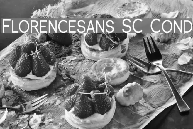 Florencesans SC Cond フォント examples