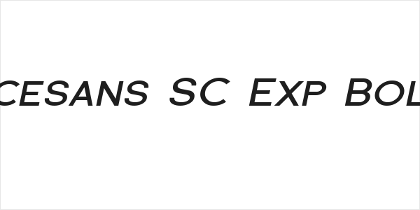 Florencesans SC Exp Bold Italic Logo