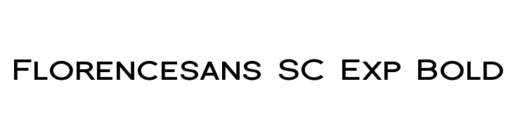 Florencesans SC Exp Bold Font