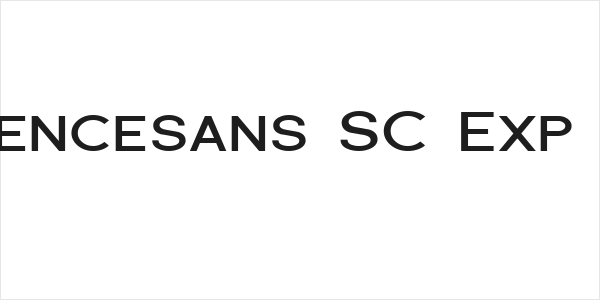 Florencesans SC Exp Bold Logo
