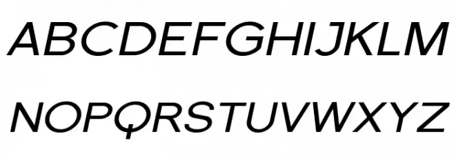 Florencesans SC Exp Italic Шрифта ВЕРХНИЙ