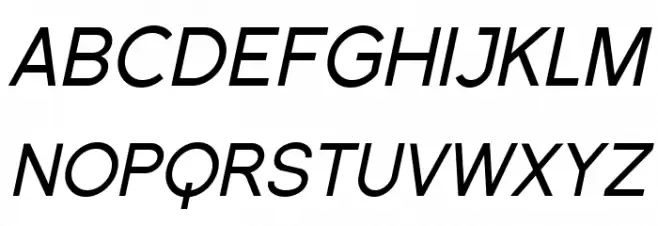 Florencesans SC Italic Fuentes MAYÚSCULAS