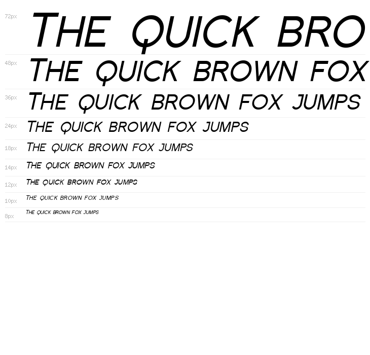 Florencesans SC Italic Waterfall