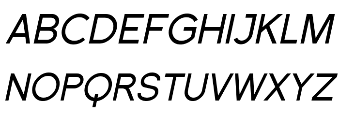 Florencesans SC Italic Font LOWERCASE