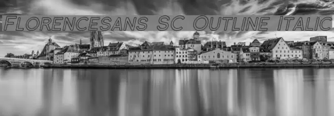 Florencesans SC Outline Italic examples