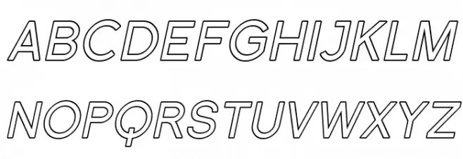 Florencesans SC Outline Italic