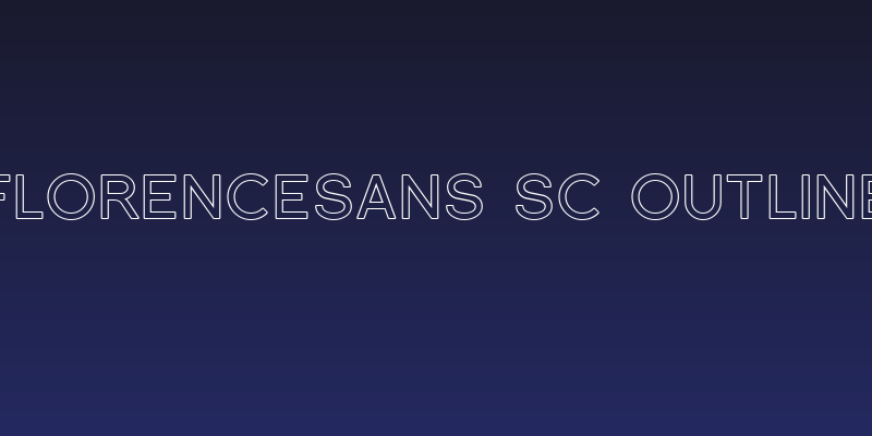 Florencesans SC Outline Social Header