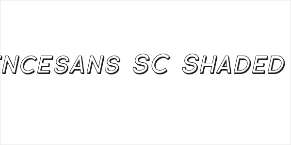 Florencesans SC Shaded Italic Logo