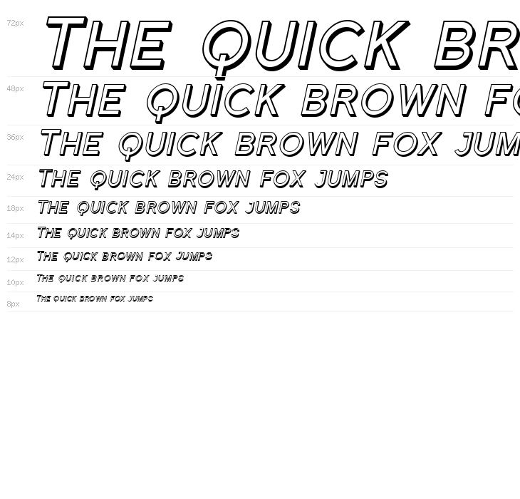 Florencesans SC Shaded Italic Waterfall