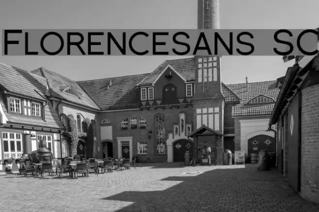Florencesans SC Шрифта examples