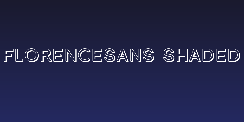 Florencesans Shaded Social Header
