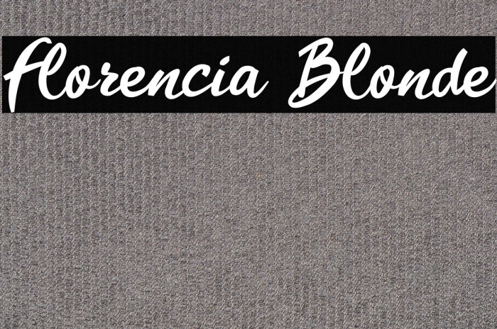 Florencia Blonde Example 3