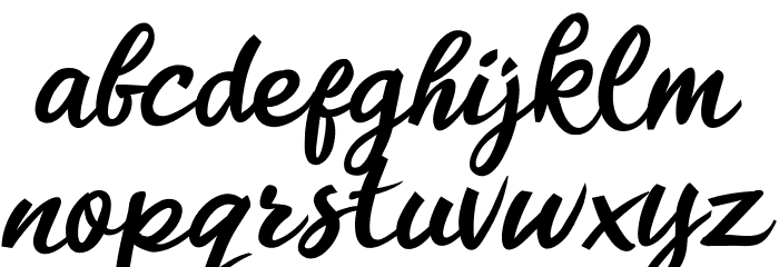 Florencia Blonde Font LOWERCASE