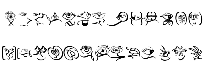 Florenius Font LOWERCASE
