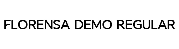 Florensa Demo Regular  Descarca Fonturi Gratis