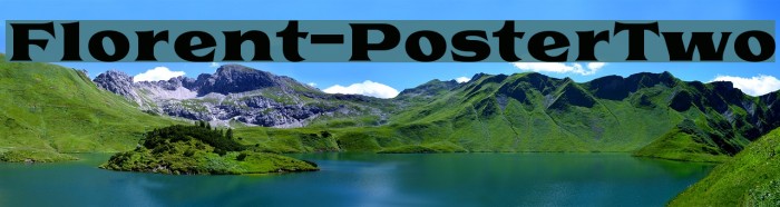 Florent-PosterTwo Font examples