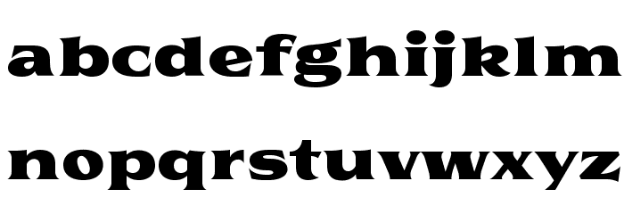 Florent-PosterTwo Font LOWERCASE