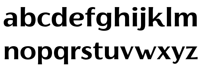 Florentia Bold Font LOWERCASE