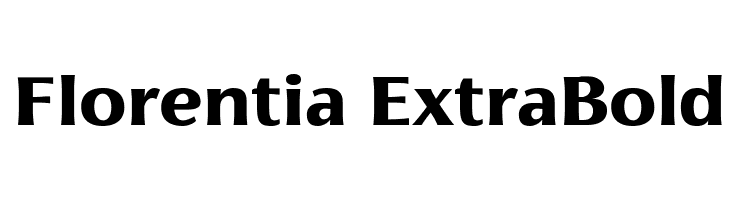 Florentia ExtraBold  Frei Schriftart Herunterladen