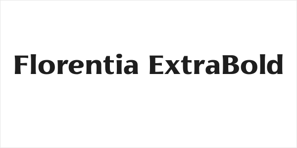Florentia ExtraBold Logo