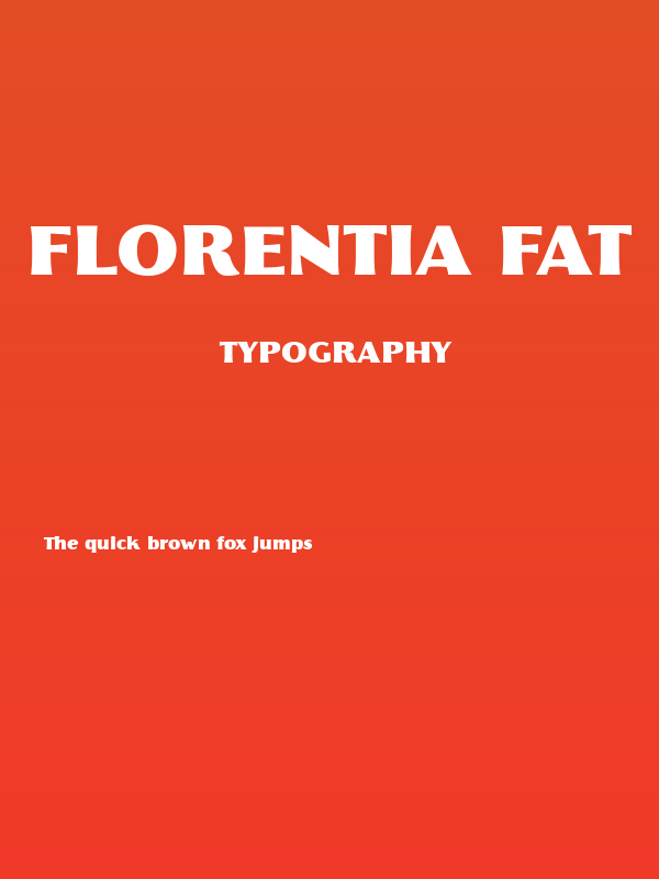 Florentia Fat Poster