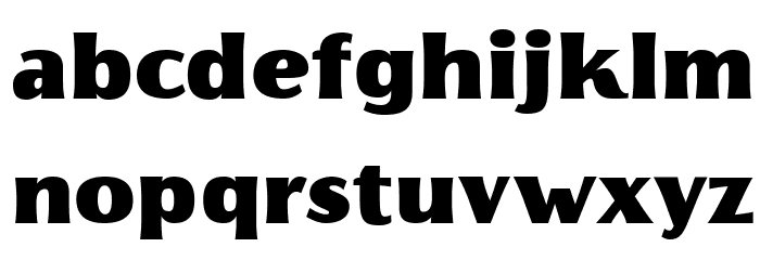 Florentia Fat Font LOWERCASE