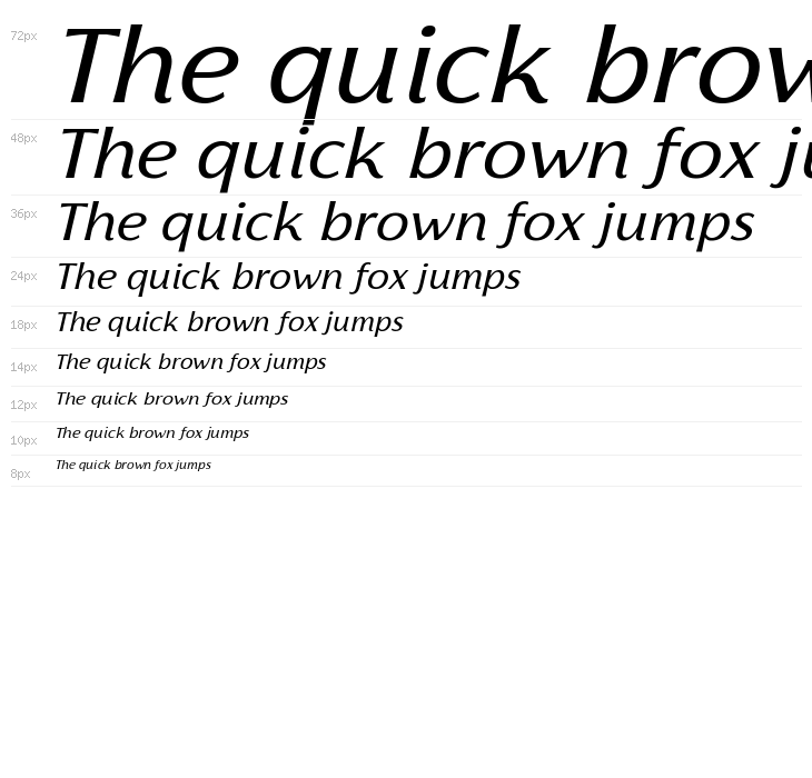 Florentia Italic Waterfall