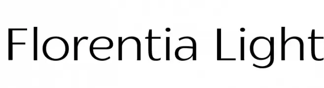 Florentia Light  Fuentes Gratis Descargar