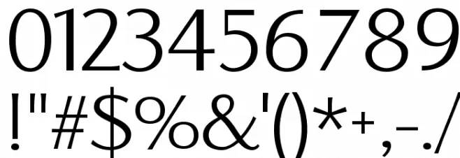 Florentia Light Font OTHER CHARS