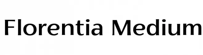 Florentia Medium  font caratteri gratis